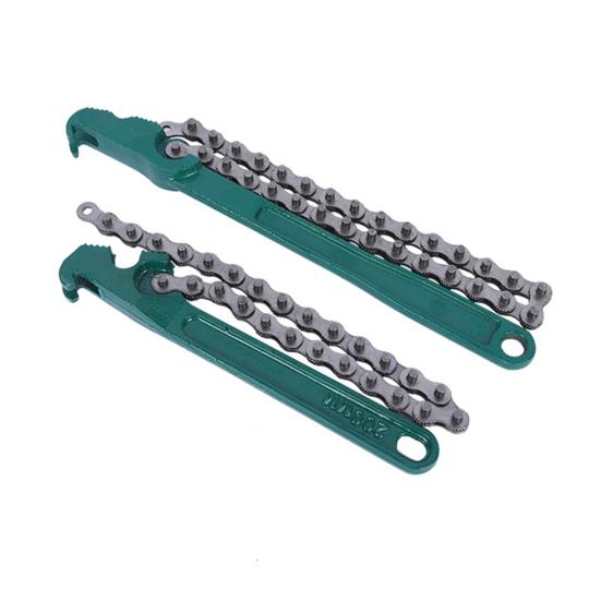 Chain Spanner Wrench Plier Remove Tool with Ergonomic Handle High Strength Adjustable Widely Used Chain Wrench Car Repair Tool