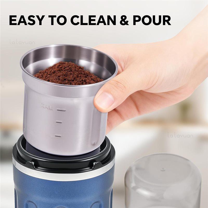 A78E-Electric Coffee Grinder,28000Rpm, Kitchen Wet And Dry Grinding, Vegetable, Seed, Spice Grinder European Socket EU PLUG