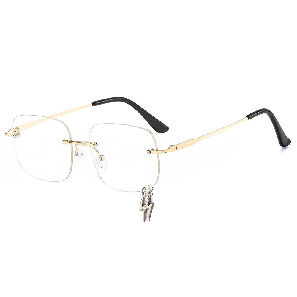 

Трендовые безободковые солнцезащитные очки 2025 года с металлической оправой для мужчин и женщин - Идеально подходят для путешествий на открытом воздухе