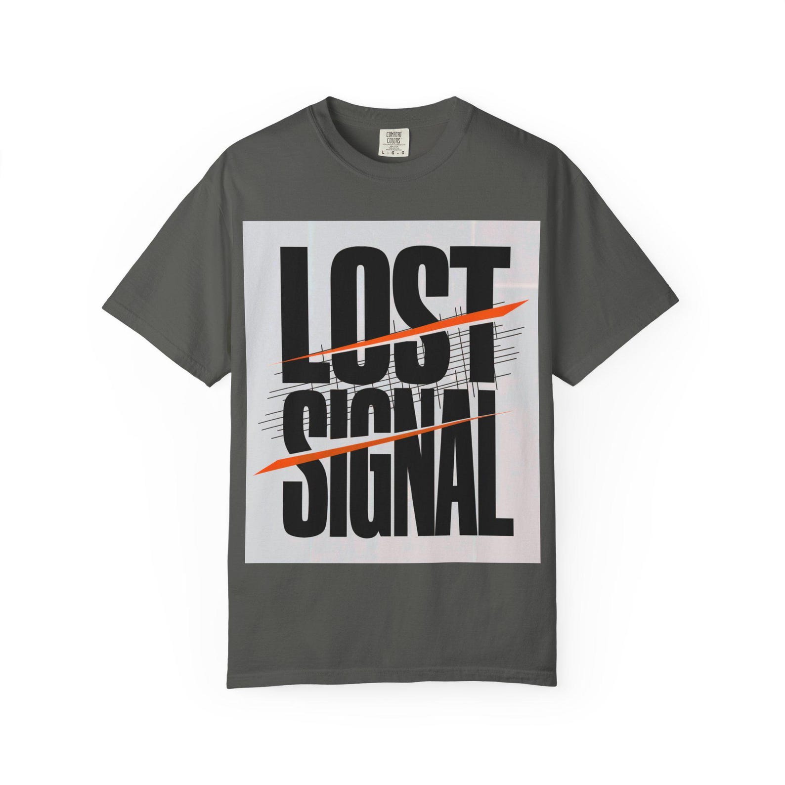 Lost Signal Bold Streetwear Tee | Comfort Colors 1717 XL