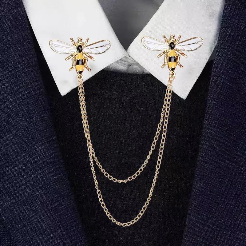 I-Remiel Vintage Driehoek Kroon Kraagspeld voor Mannen Vrouwen - Uitgesneden Broche Embleem Sieraden voor Shirt Pak Accessoires