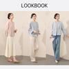 Xiangying New Chinese Style Embroidered Cardigan