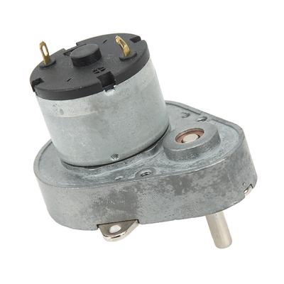 Motor CC cu Angrenaje Carcasă Aluminiu Bobină Alamă Conductivitate Puternică Motor Reductor Melcat CC12V 50RPM