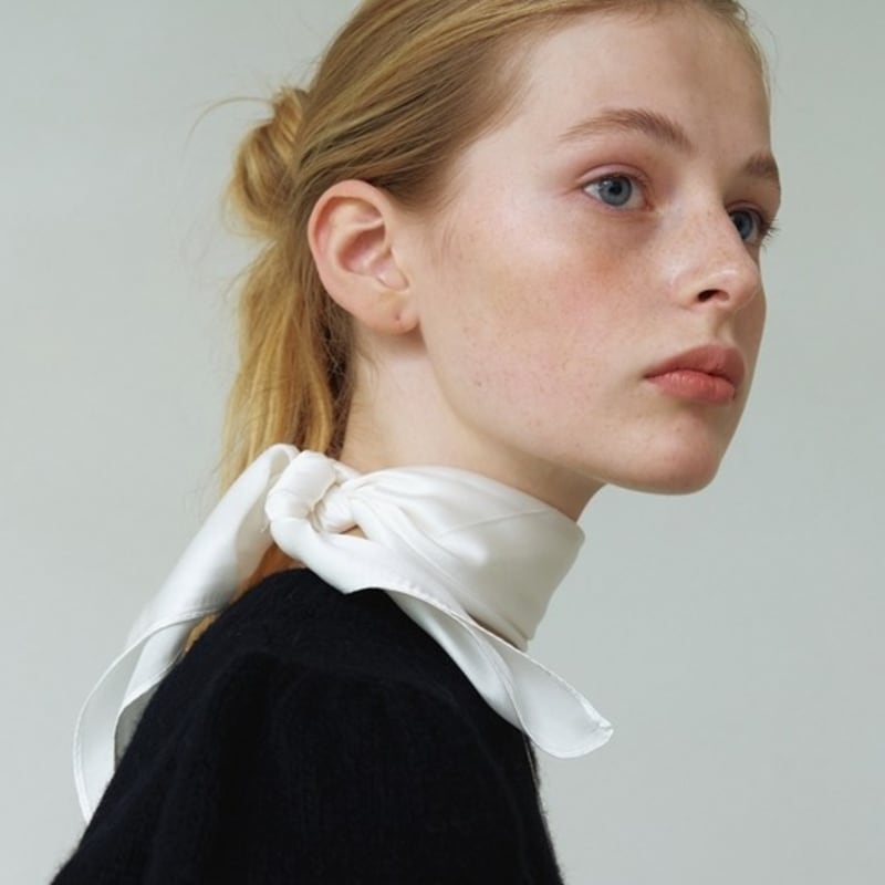 LOVE ME MONSTER [Spring Edition] Plain Silk Scarf (5Colors)