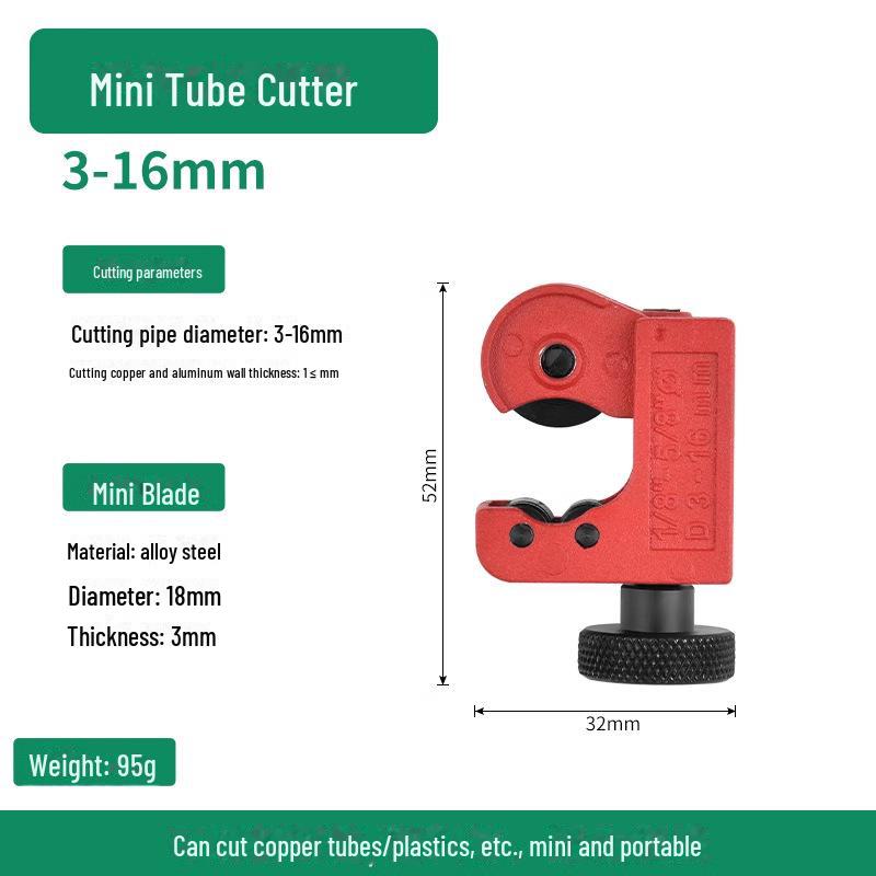 Baolian Quick Manual Pipe Cutter for Copper, Iron, Steel, Stainless Steel Pipes