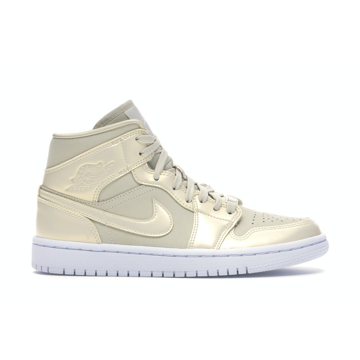 

Air Jordan 1 Mid Lemon Yellow Женские кроссовки Goose-Feather-Yellow Lemon-Yellow-White CK6587-200