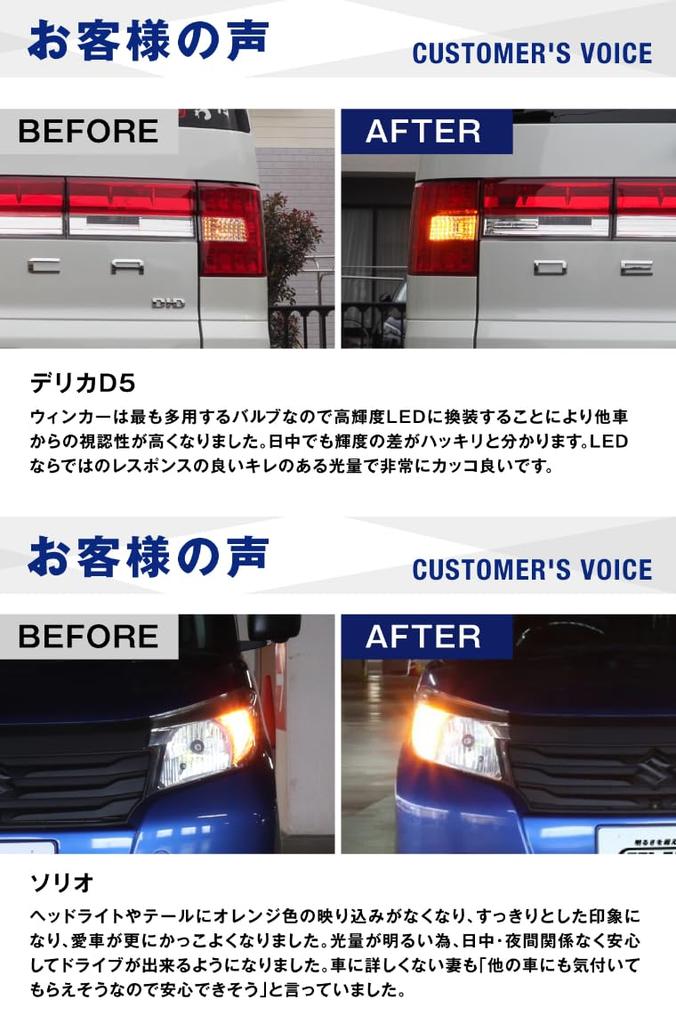 fcl. Turn Signal LED Bulb T20 High Lumen Built-in Resistor
