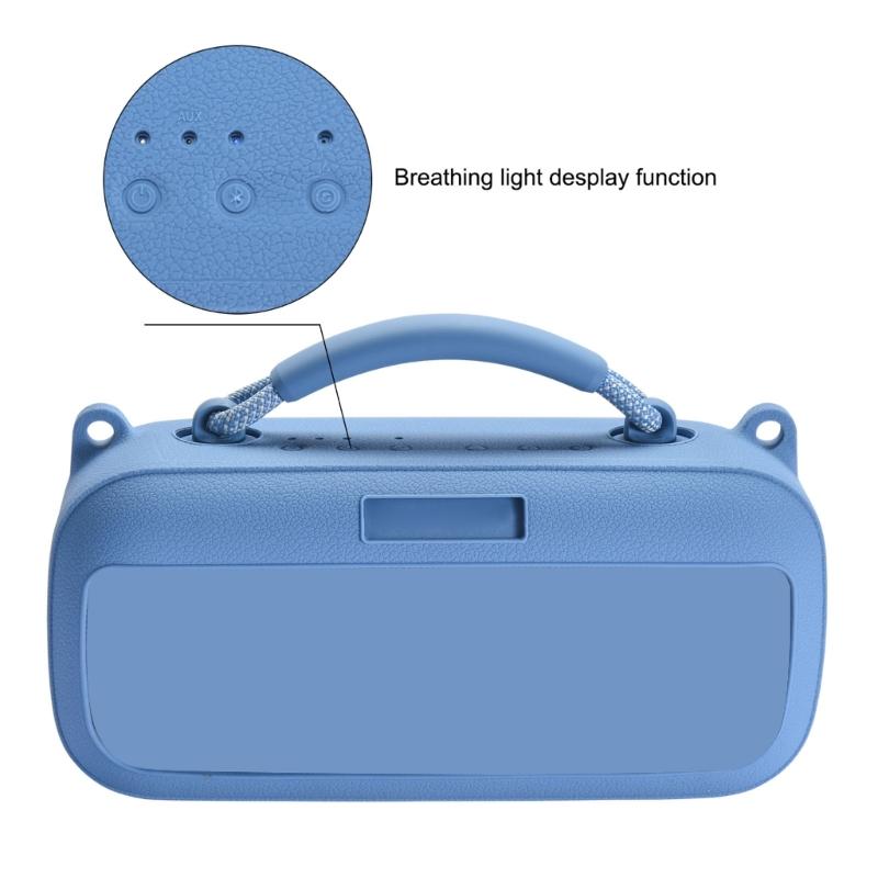 Portable Silicone Cover With Carrying Straps Protective Skin for Speakers, Water Resistant