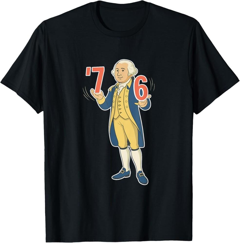 67 Funny George Washington Meme Six Seven Gen Alpha Slang T-Shirt