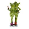 Waltzing Couple Frog Figurine Dancing Drinking Frog Statue Resin Animal Sculpture Home Office Indoor