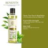 KHADI NATURAL Neem, Teatree and Basil Herbal Hair Oil, Paraben Mineral Oil Free| Unique Non-greasy Hair Formula| Boosts Hair Growth | 210ml