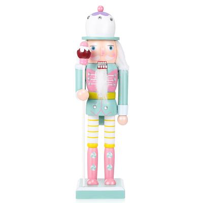 Christmas Nutcracker Soldier Wooden Nutcracker Ornament Decoration Classic Holiday Decor Office Table Decor