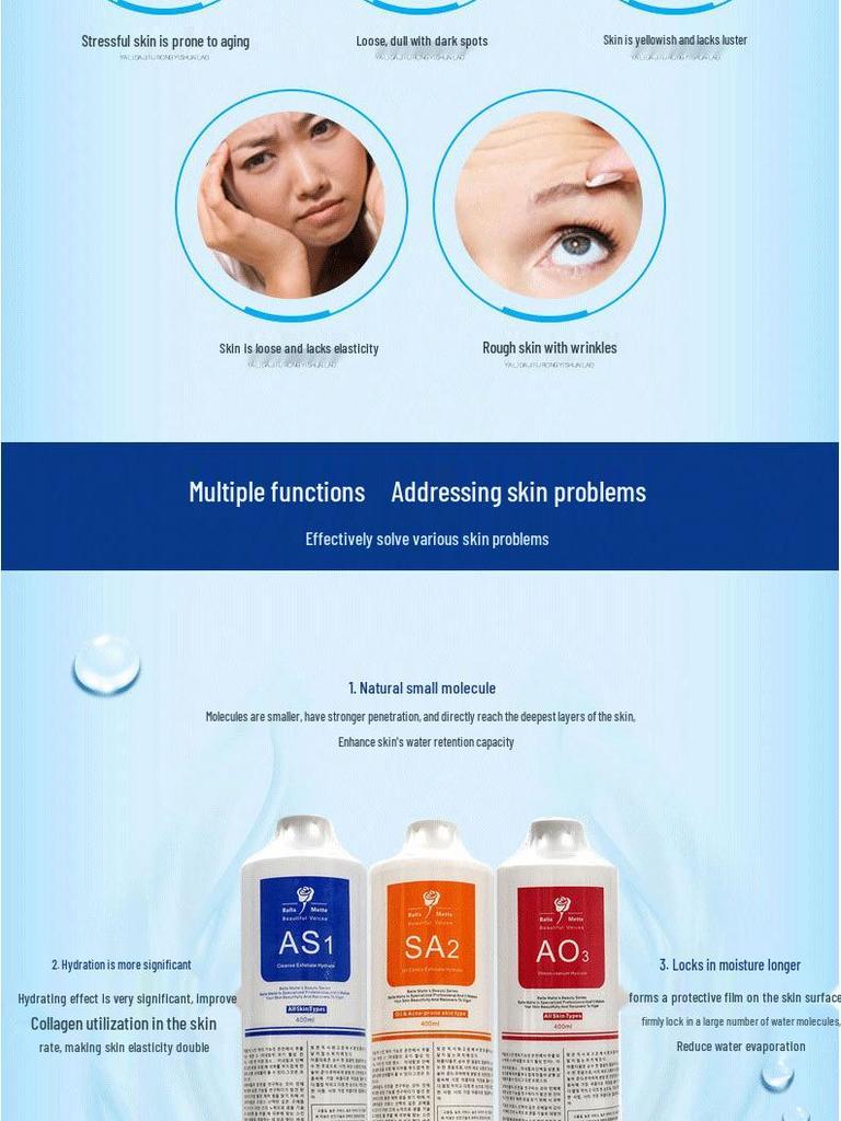 Korean Nutrient Solution for Skin: Cleansing, Whitening, Moisturizing, and Blackhead Treatment
