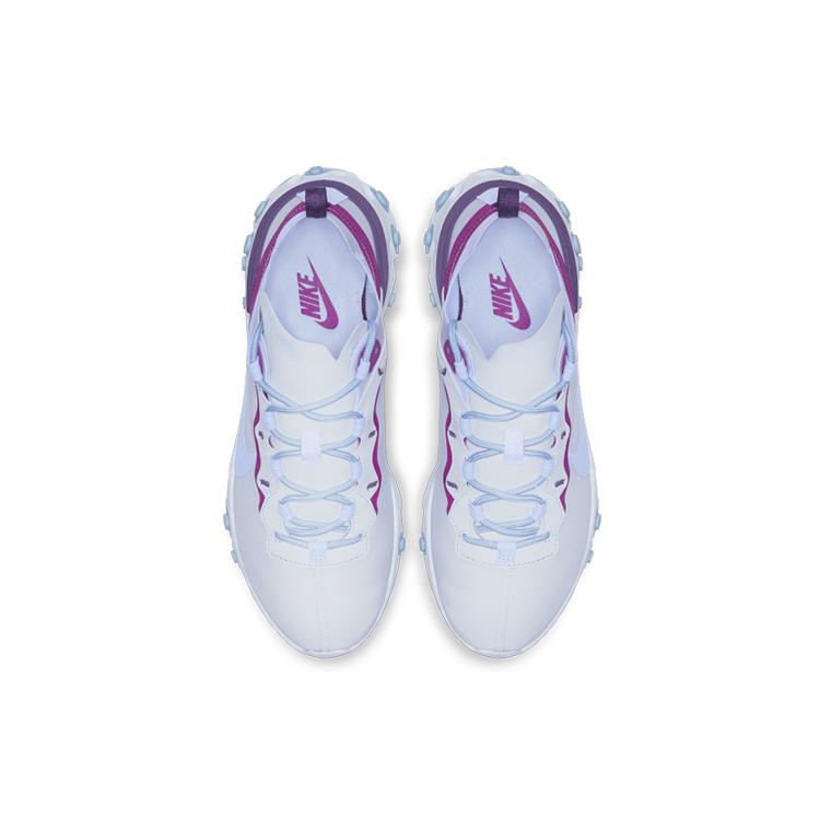 New Nike React Element 55 Football Grey Psychic Blue Women's BQ2728-008