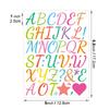 1-inch Letter Sticker Bright Film Handwriting Set Stationery Toy Reader Kindle Decorative Alphanumeric Stickers