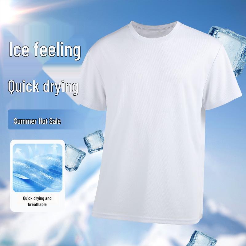 Męska letnia szybkoschnąca koszulka z krótkim rękawem autorstwa Lee Hampton