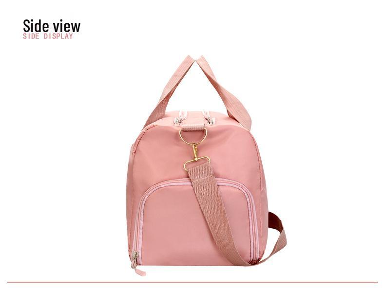 Women's Lightweight Travel Bag with Shoe Compartment - Multifunctional Gym Bag with Wet/Dry Separation