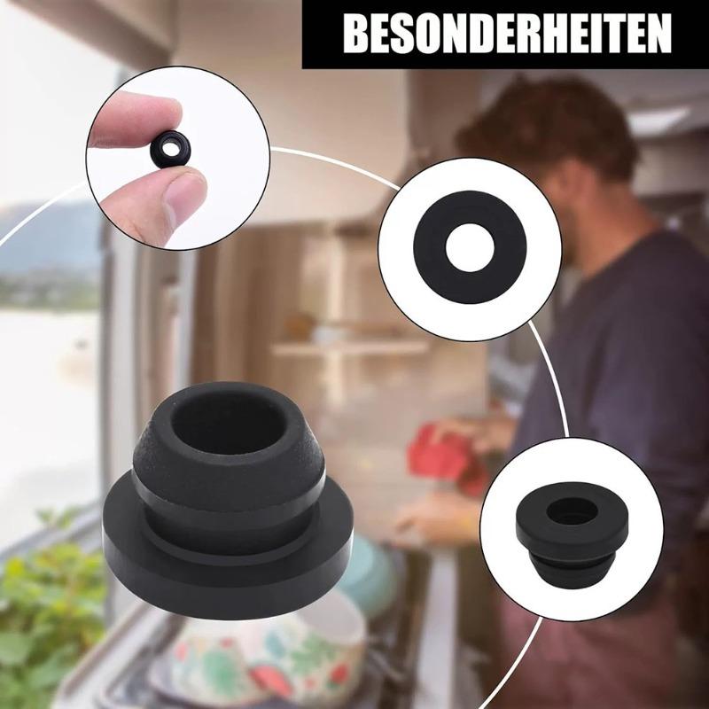 8/10/12pcs Silicone Holder Rubbers Plugs for Dometic SMEV Gas Cooktops RV Accessories Rubber Cover Caps