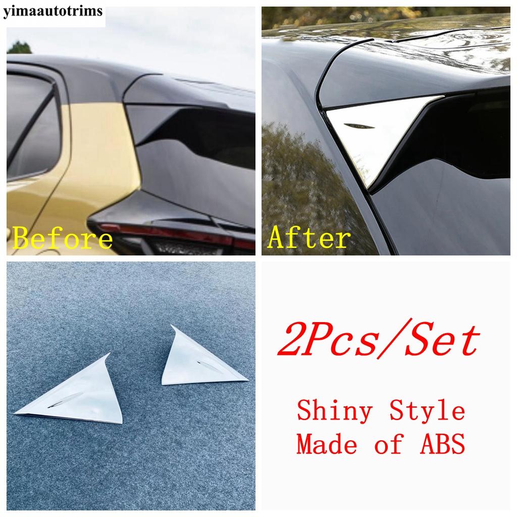 ABS Car Middle Grille Strip / Fog Light Lamp Eyebrow / Rearview Mirror Cover Trim Accessories For Toyota Yaris Cross -