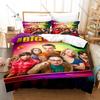 Cool The Big Bang Theory 3PCS Bedding Set Sheldon Leonard Print Microfiber Duvet Cover 2Pillowcases No Inner Core