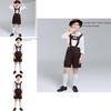 Stylish Children's Oktoberfest Costume Suit For Halloween Cosplay With Hat