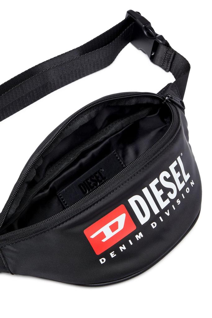 [Diesel] Unisex Fabric Belt Bag X09554P5480 UNI Black T8013