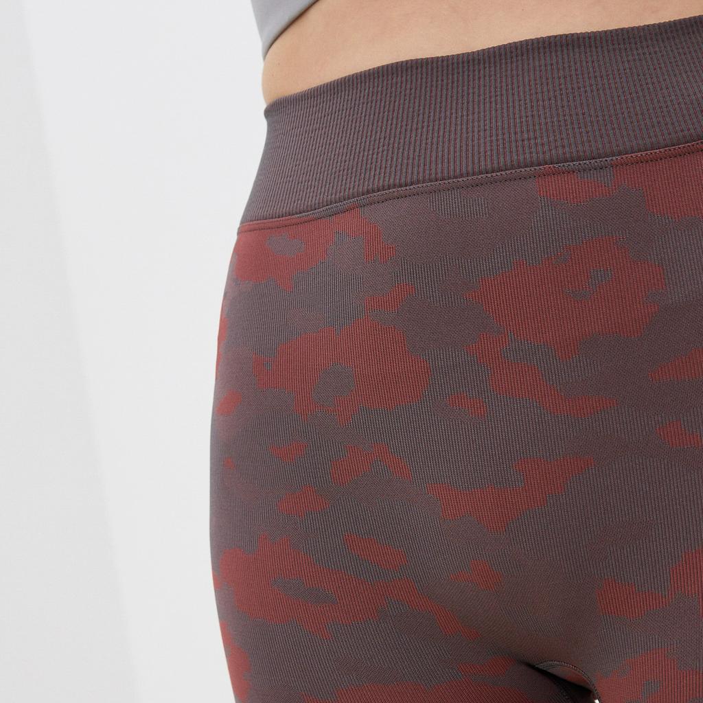 adidas X Stella McCartney Collaboration Printed Fashion Simple Slim Fit Cropped Sports Pants Women Pants Red DY4197