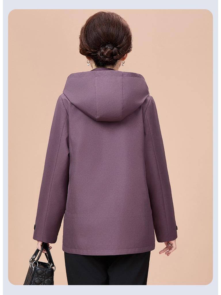 Women's Mid-Length Winter Jacket with Detachable Liner - Thickened, Warm Down Coat for Middle-Aged and Elderly