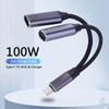 2 In 1 Design Type C Splitter Audio Cable 2 In 1 USB Type C Audio Cable Audio Adapter