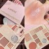 Capel Lace Eyeshadow Pearlescent Matte Blush Highlight Grooming Aegyo Saliva Integrated Crispy Rice Liquid Eyeshadow Disc