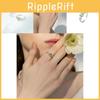 Unique Design Adjustable Butterfly Zircon Ring For Women Fashionable Elegant Summer Style 2024
