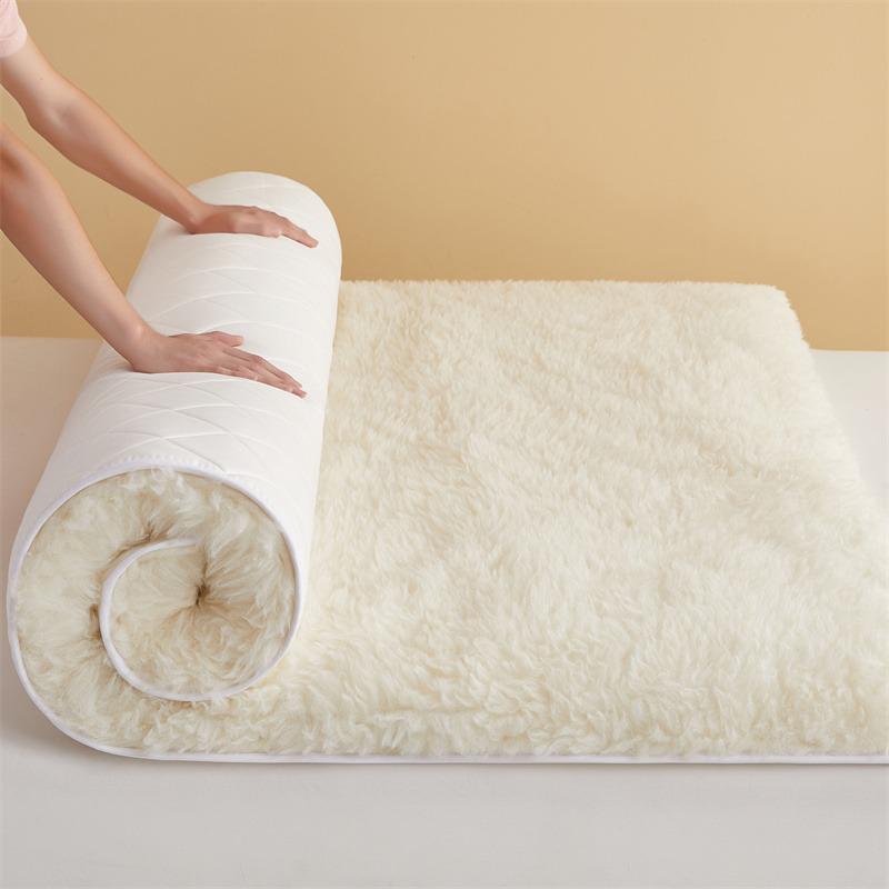 Australian Pure Wool Thickened Mattress Pad - Winter Warm Quilt, Soft Double Lambswool for Dormitory Use