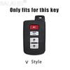 Interior Mouldings Leather Car Key Case Cover  Protector Shell For Toyota Camry Corolla RAV4 Highlander Avalon 2015 2016 2017 20