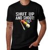 Pool Billiards Humor Shut Up And Shoot Tshirt Dry Fit Running Short Sleeve Top