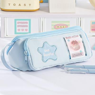 Detachable Pen Bag Multi-layer Stationery Bag High Quality Pen Pouch  Back To School