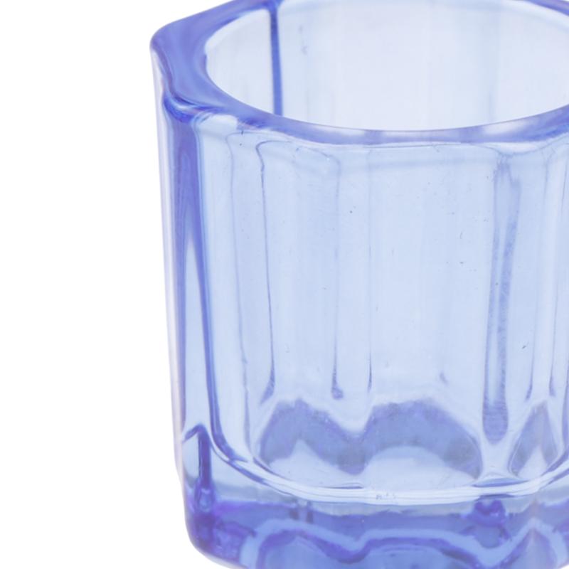 1 pz ciotola per miscelazione in vetro dentale tazza per miscelazione ottagonale per polvere dentale manicure contenitore per miscelazione liquidi strumenti per tazza per miscelazione