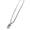 Les Trésors De Lily [J8485] - Silver Gray 'Peaceful' Steel Necklace