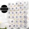 Core-Wound 4-Ply 30-Pack Toilet Paper Rolls - Household & Hotel Use