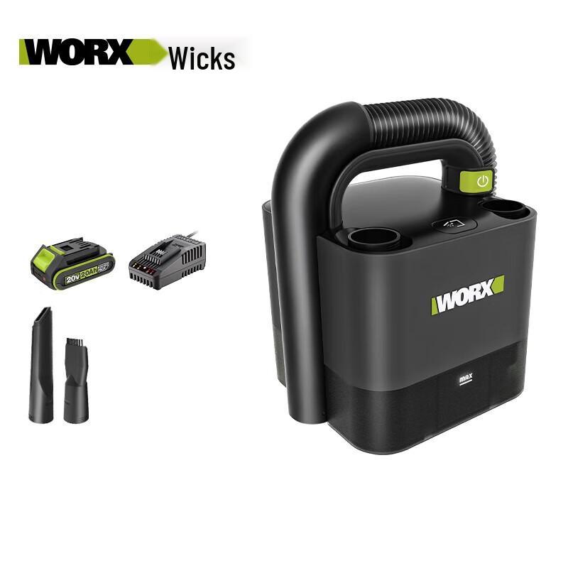 

Беспроводной автомобильный пылесос Worx 20V WU035 вилка CN (адаптер в комплекте)