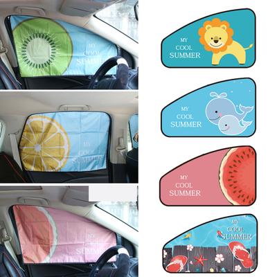 Cartoon Sun-Protect Auto Seite Heckscheibe Sonnenschutz Sommer Magnetische Schild Vorhang