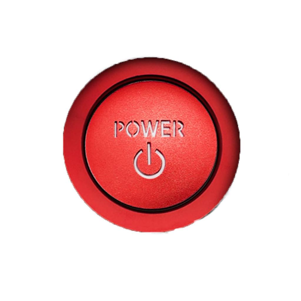 Optimister Car Goods Engine Start Button Cover Start Switch Protection Accessories Push Button Easy To Install Universal Cover Ring Set Toyota Red