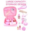 Children's Wooden Simulation Girl Princess Makeup Cosmetic Bag  Set Toy