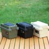 Outdoor Tissue Case Desktop Napkin Paper Storage Box Portable 11L Camping Picnic Seasoning Bottle Organizer Sundries Bucket