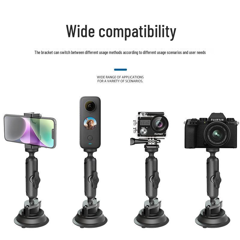 Auto-Saugnapfhalterung für Handy & Kamera - Starker Vakuum-Stabilisator