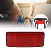 Rear Pannier Rack,Safety Caution Reflector Bicycle Bike Front Rear Red