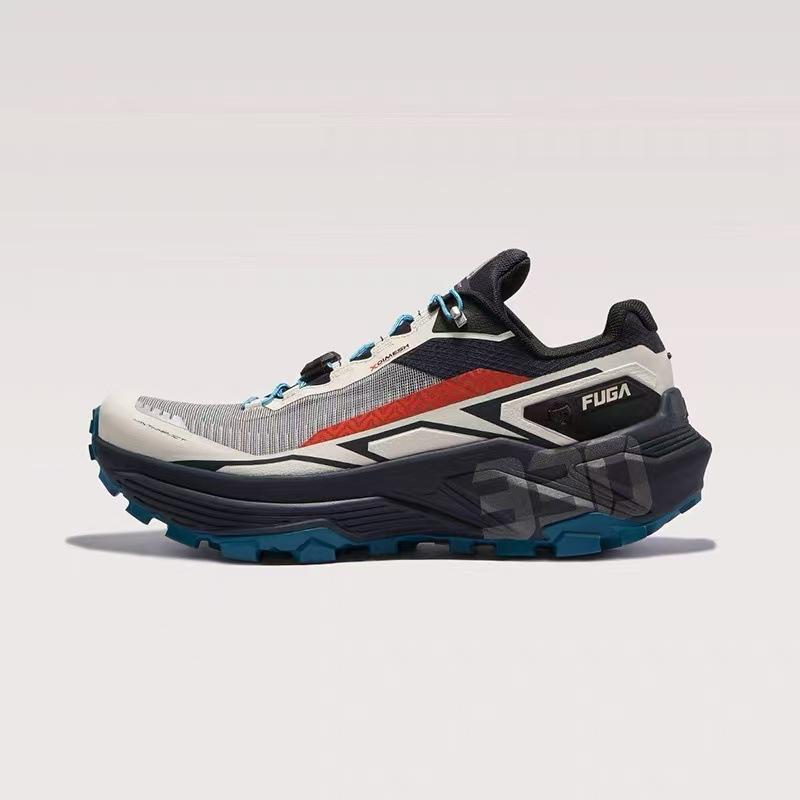 FUGA EX330 Breathable Trail Running Shoes, Shock Absorbing Anti Slip Outdoor Hiking Sneakers for Men Women