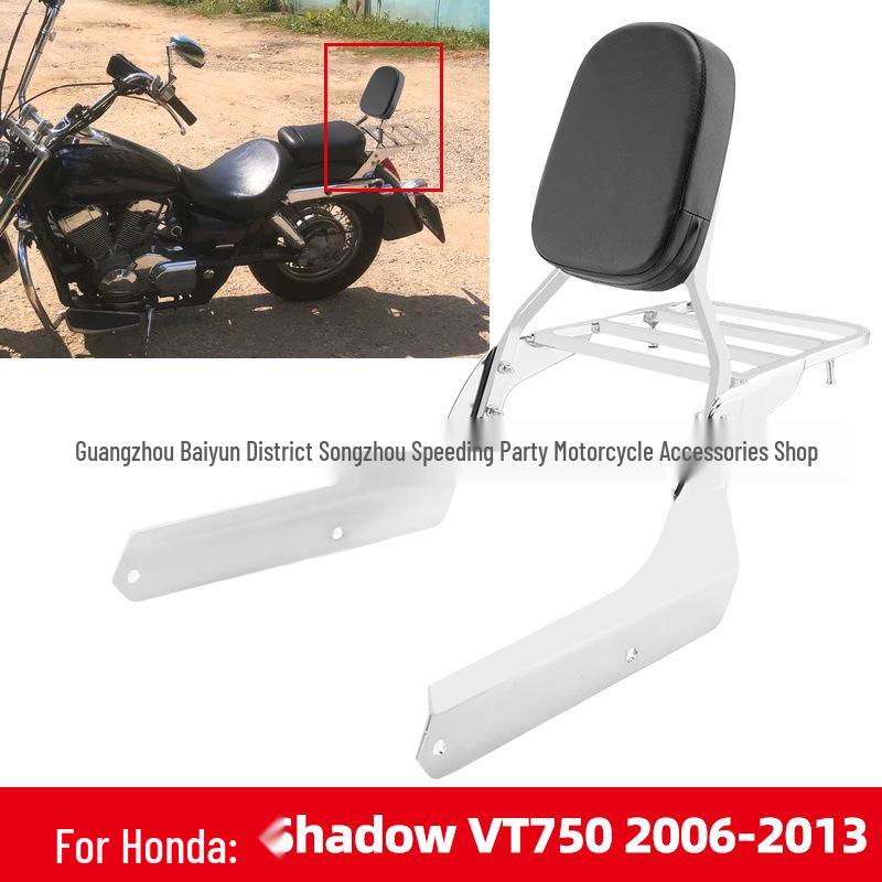 VT750 Sport Motorbike Backrest & Luggage Rack for 2006-2013 Models