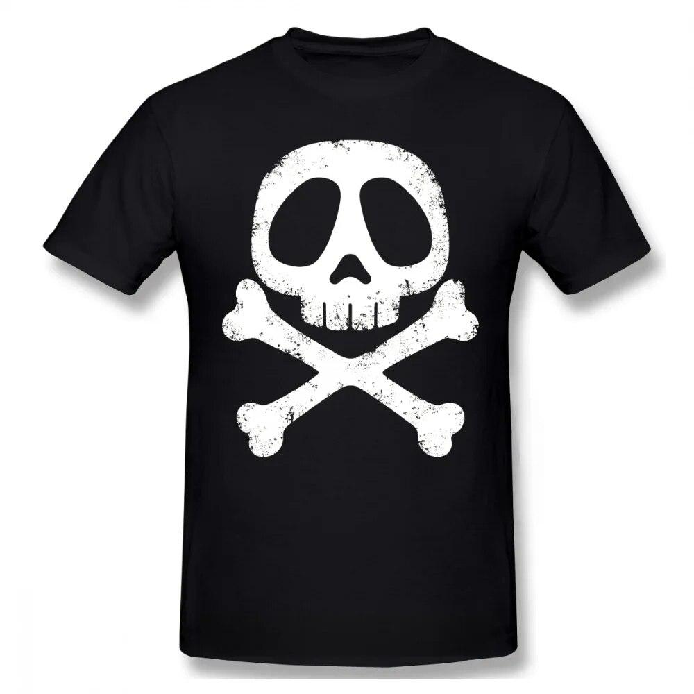 Cool Unisexs TShirt Pirate Print Graphic T Shirts Cotton T Shirt Unisex Clothing Harajuku Tops Tee WoUnisex Clothing Graphic T Shirts