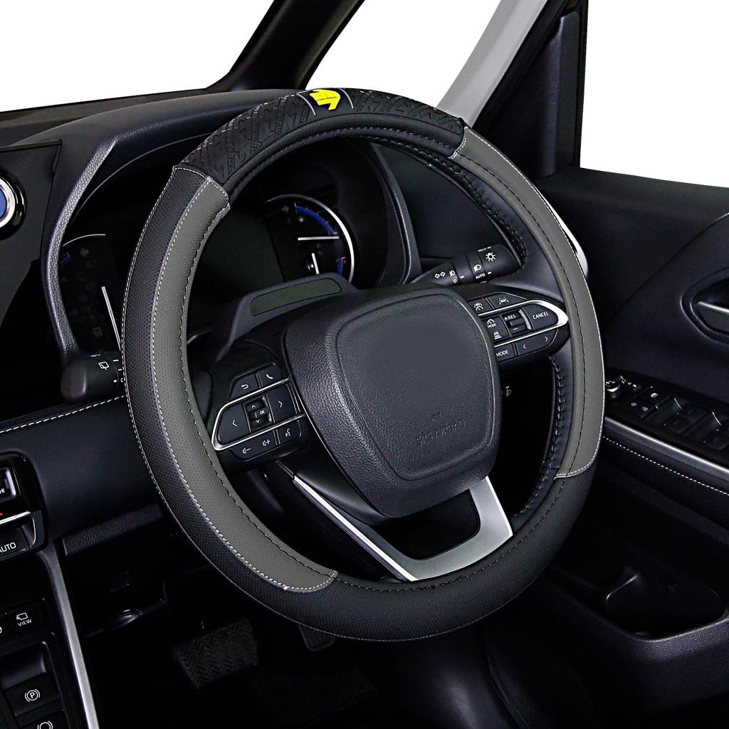 MOMO V.I.P. Steering Wheel Cover, Italy, Milan, Size Small, Gray