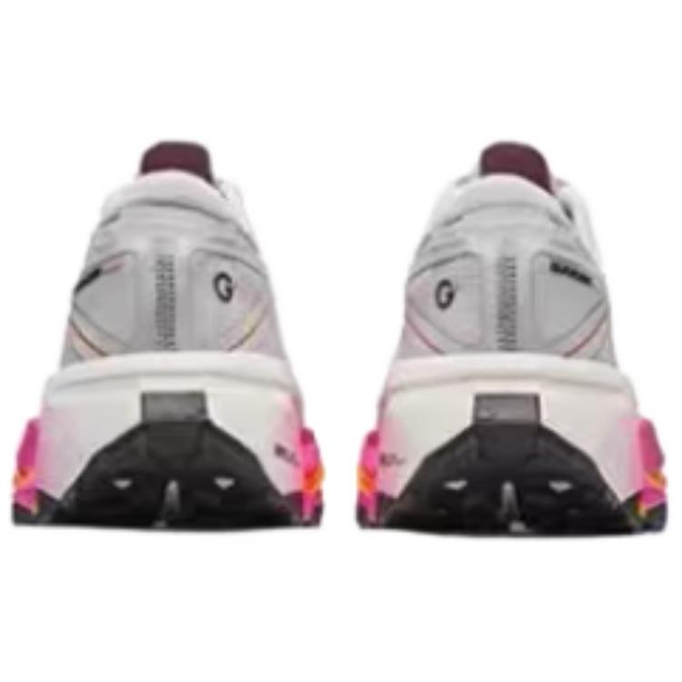 Anta Falcon 2 Elite Fashion Trend Support Non-Slip Low-Top Carbon Plate Trail Running Shoes Men Sneaker Gray Pink 112445516A-4